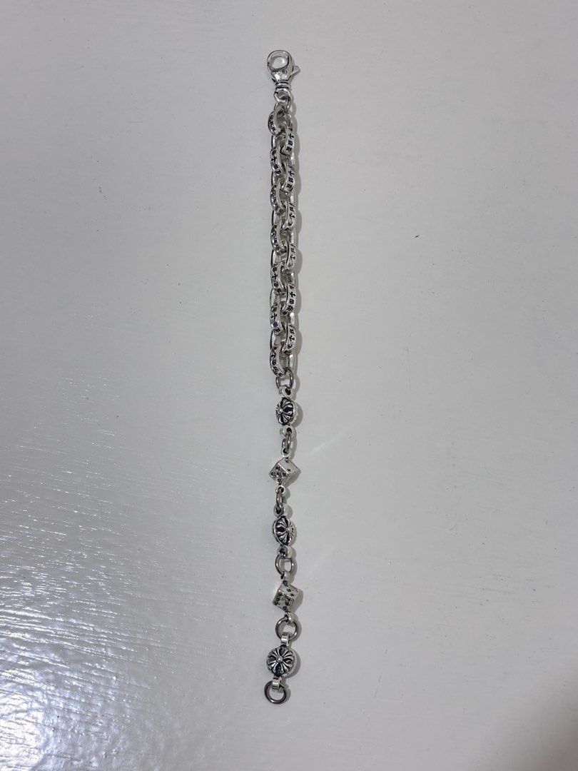 Chrome Hearts Dice & Paper Chain Combo Bracelet (Category: Luxury Accessories) located in Dagupan City. Submitted by raregrail.co (Listing ID 1453722590, Image 2). Description: .