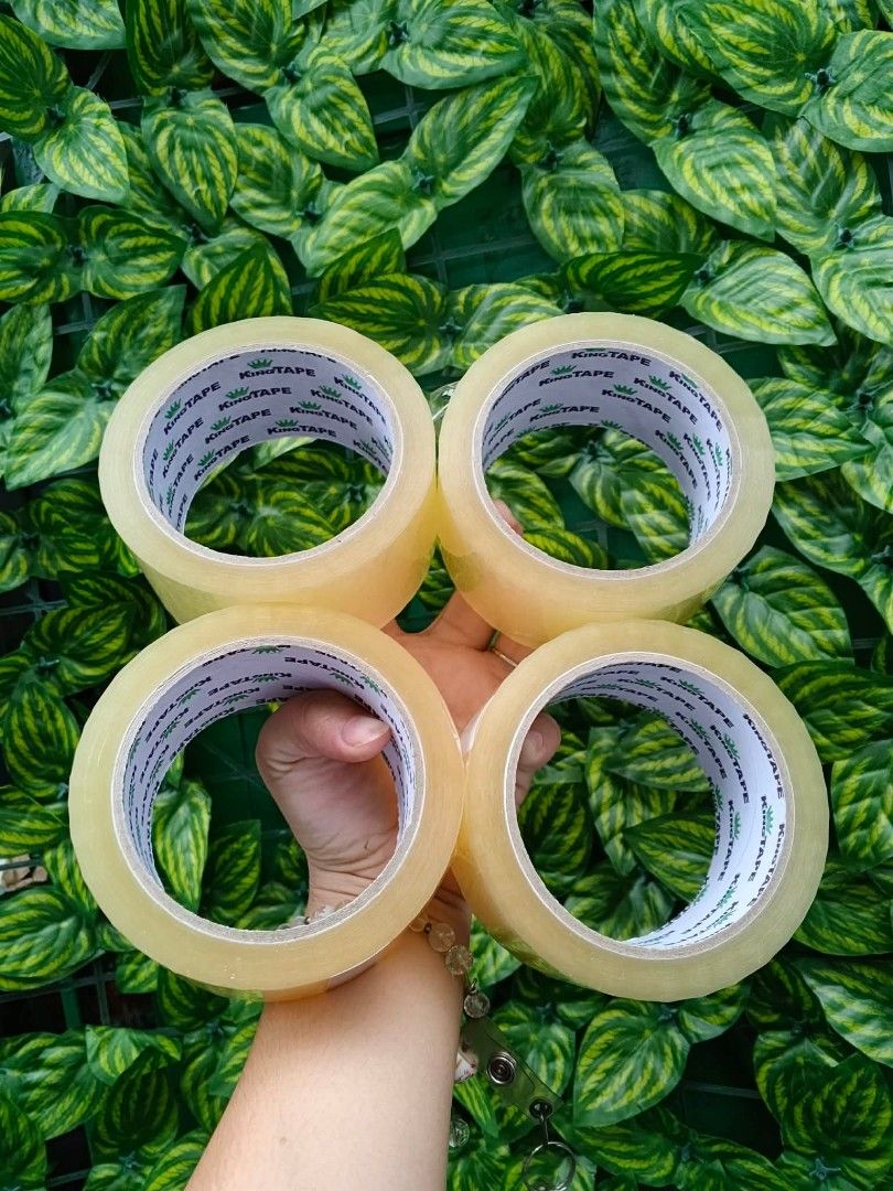 Clear Packing Tapes 2x100m- Strong Adhesive (Category: Accessory Holder, Box & Organizers) located in Quezon City. Submitted by davidclothing (Listing ID 1453681123, Image 1). Description: - Set of clear packing tape rolls - Strong and reliable adhesive - Ideal for sealing boxes and packages - Perfect for moving, shipping, and general storage - Multiple rolls included in this bundle.