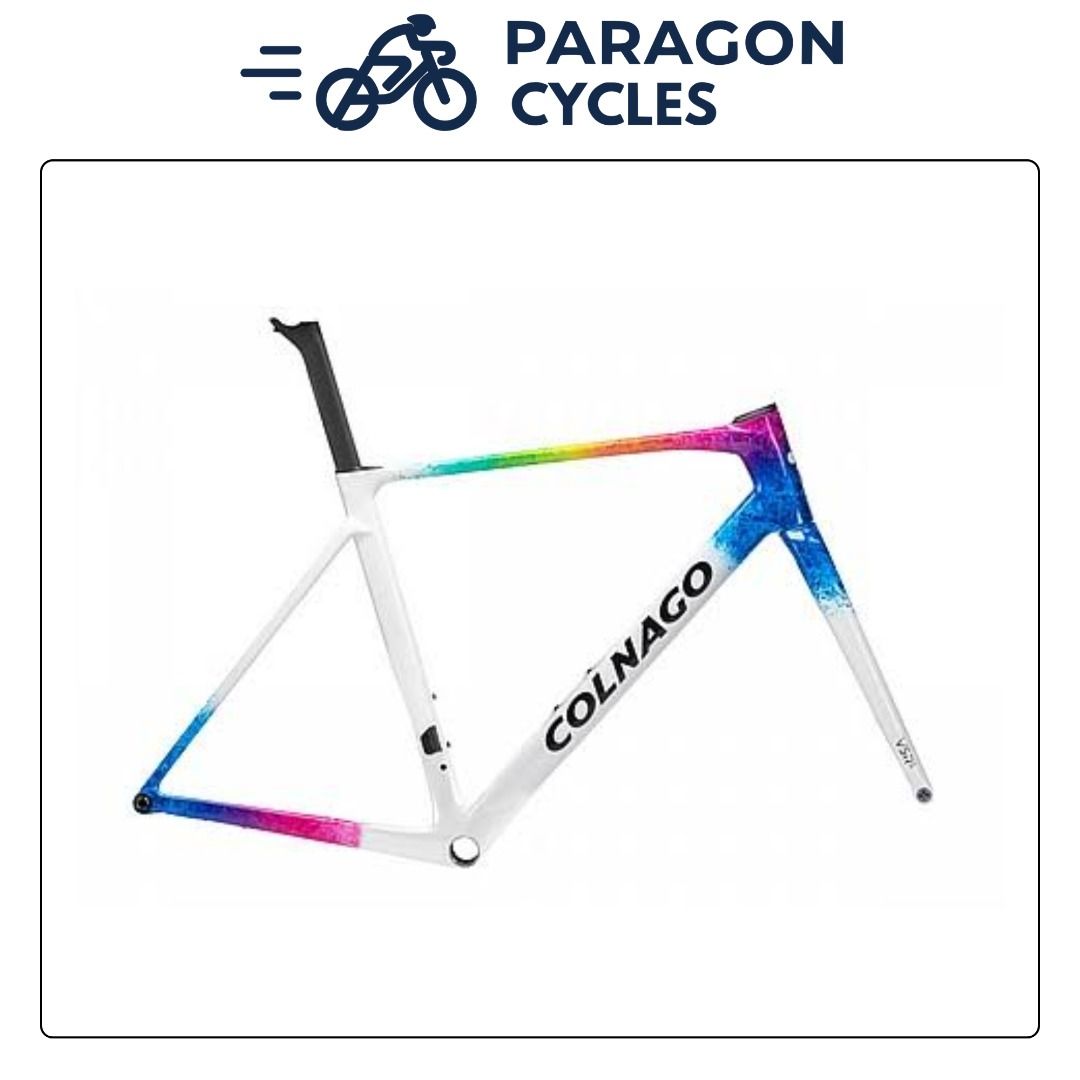 COLNAGO V5Rs STNT RAINBOW FRAMESET (Category: Bicycles) located in Singapore. Submitted by paragon.cycles (Listing ID 1432597803, Image 1). Description: ------------------------------------------ ⚙️ ITEM DETAILS ------------------------------------------ • Brand & Model: Colnago V5Rs Frameset • Condition: Brand New • Size: 420 / 455 / 485 / 510 / 530 / 550 / 570 (PM to verify exact sizing availability) • Colorway: STNT • Description: The lightest