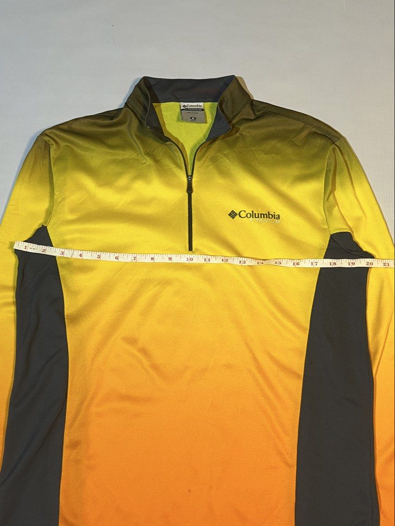 Columbia Titanium men's half-zip pullover (Category: Activewear) located in Manila. Submitted by russdvd (Listing ID 1453803913, Image 3). Description: EXCELLENT CONDITION NEED WASH SIZE MEDIUM 20 WIDTH 25 LENGTH .
