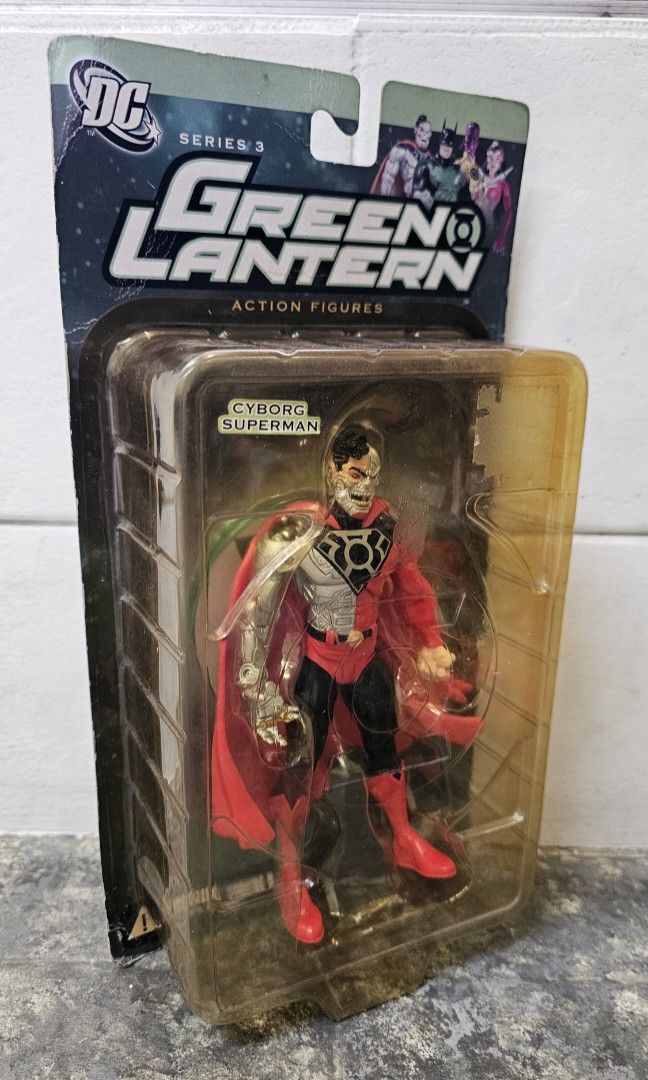 CYBORG SUPERMAN - 2005 DC Direct Green Lantern Series 3 (Category: Figurines & Statues) located in Quezon City. Submitted by charliebrown_olx (Listing ID 1453803432, Image 2). Description: JUSTICE LEAGUE, BATMAN • New, Factory Sealed • Near-Mint Yellowish Blister Card, WYSIWYG • Sorry Last Price Already ▪︎ Pickup only at Obudan St Brgy Manresa QC (D.Tuazon St/Banawe St) ▪︎ Shipping thru J&T only ▪︎ GCash Payment TFL!.