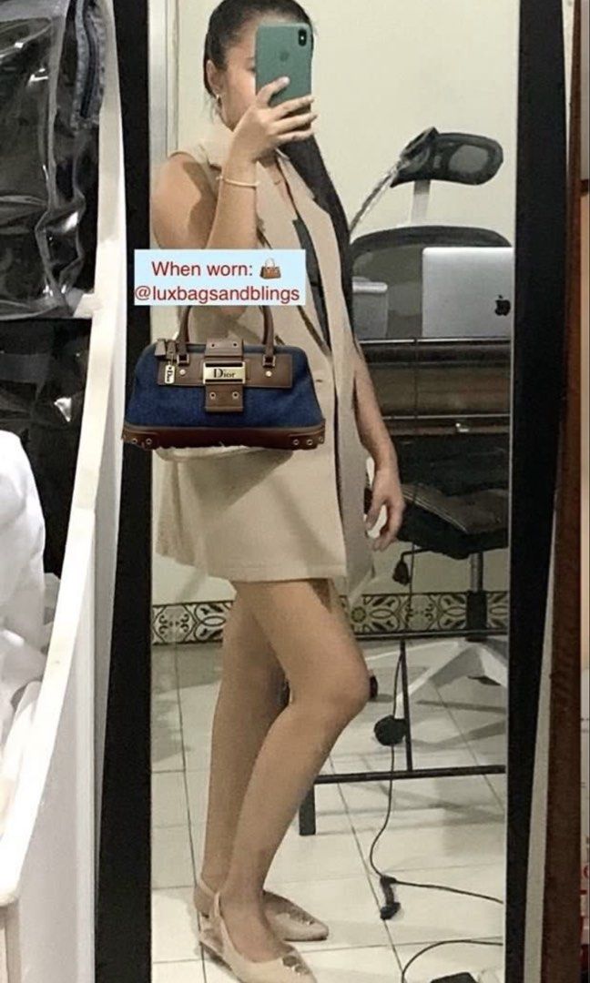 Dior Columbus Street Chic Bag (Category: Luxury Bags & Wallets) located in Iba. Submitted by luxbagsandblings (Listing ID 1453786179, Image 2). Description: 🌸Guaranteed Authentic Christian Dior Columbus Street Chic Shoulder Bag 💯 ‼️RARE FIND PIECE‼️ (This Dior bag model is being sold for $1,480-1,850 USD on Luxury Websites.) -Slightly Negotiable✅ NO LOWBALLING!! -CODED, RANK AB✨(No issues, only normal signs of use. This bag of mine was lovingly