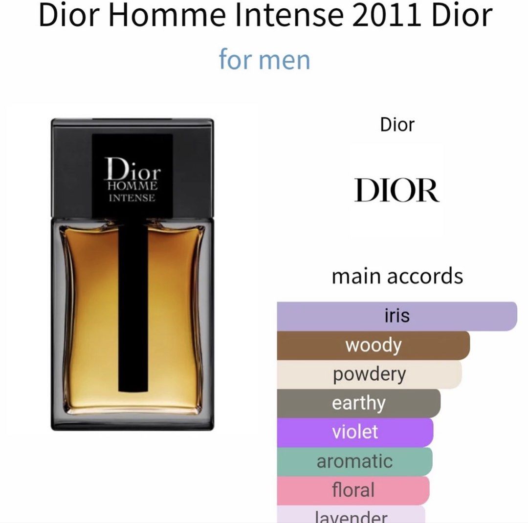 Dior Homme Intense 2011 Eau de Parfum for Men (Category: Fragrance & Deodorants) located in Manila. Submitted by khloset (Listing ID 1453693692, Image 2). Description: - Dior Homme Intense 2011 Edition - Authentic/ Unopened - ONLY Dior Homme Intense - Negotiable.