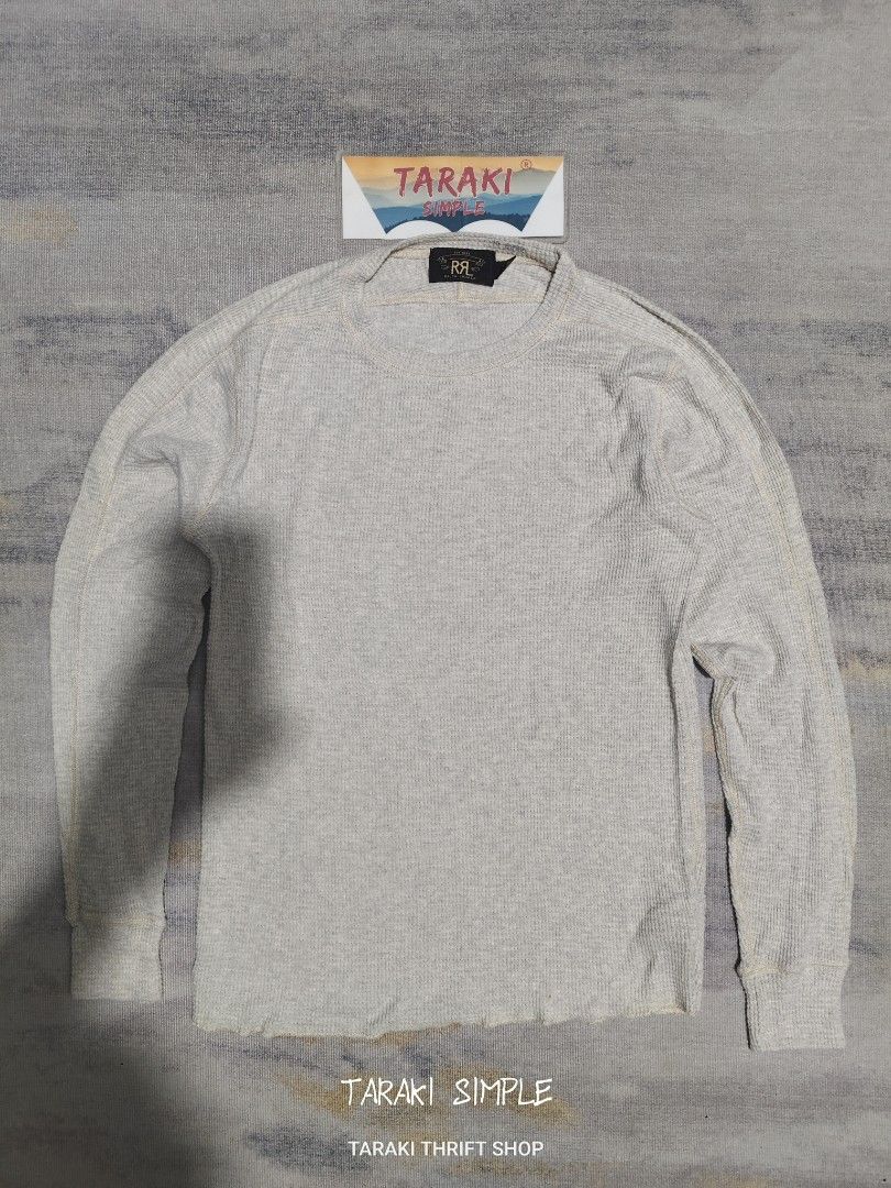 DOUBLE RL WAFFLE ATHLETIC THERMAL LONG SLEEVE (Category: Coats, Jackets and Outerwear) located in Baguio. Submitted by igorotak.111.taraki.com (Listing ID 1453754336, Image 1). Description: FS RRL Ralph Lauren Waffle Athletic Thermal Long Sleeve Shirt V.Good Condi No Issues Solid Nito ♥️ L-26 W-19 Can Fit S-M Can Do.