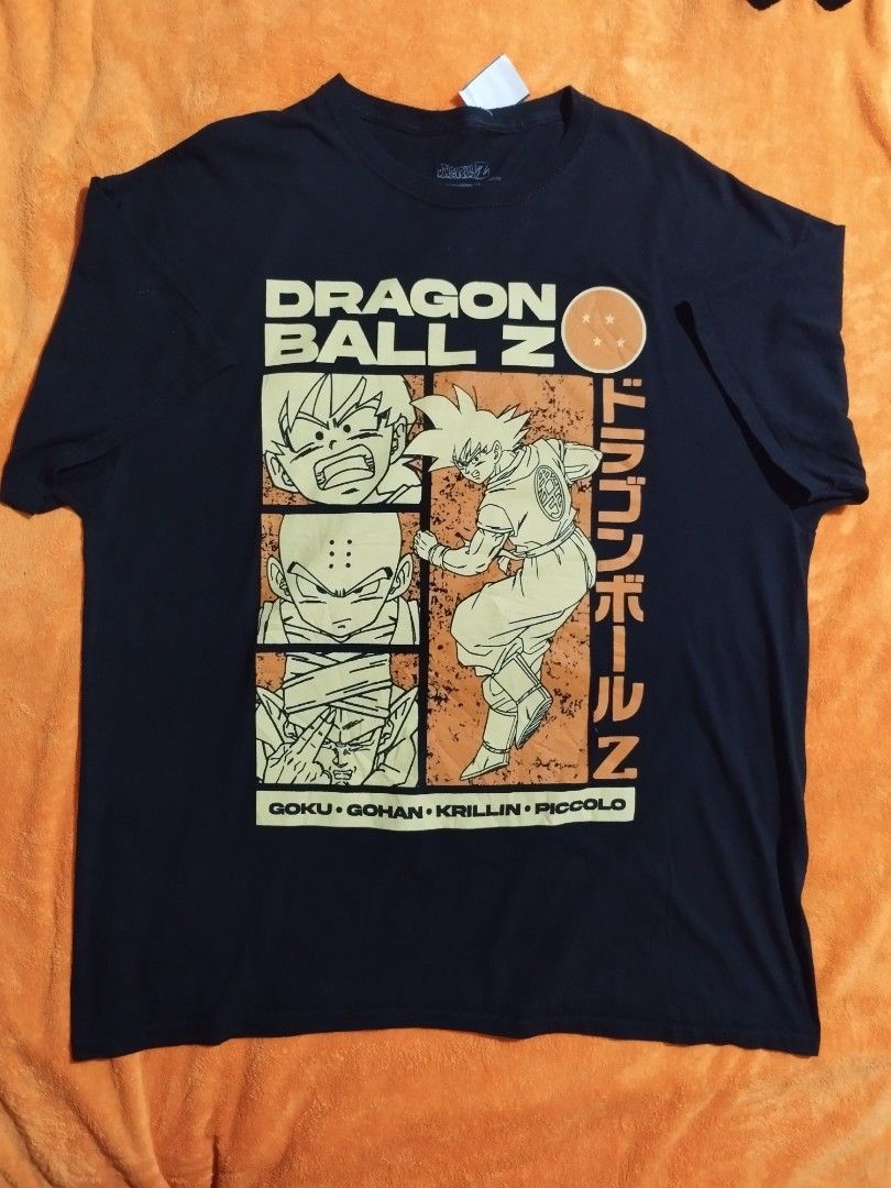 Dragon Ball Z Tees (Category: Activewear) located in Valenzuela. Submitted by teevault (Listing ID 1453801673, Image 2). Description: Dragon Ball Z by Toei animation Shirt Size: XL (24x 29.5 inches) Fabric: Cotton Print: Solid Print Rubberized Fabric: 100% Cotton made in Honduras USA Color: Black Shirt Rate Color: 10 of 10.