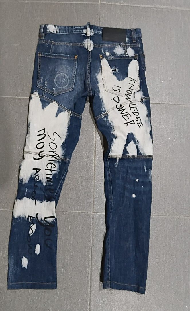 Dsquared2 pants (Category: Jeans) located in Santo Tomas. Submitted by teofilo-thrifted (Listing ID 1453750584, Image 2). Description: Dsquared2 Excellent Actual measure 31-32 Actual haba 36.5 Hem 6inches Price 1299 free shipping po.