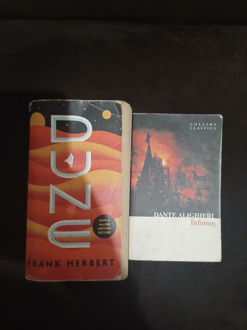 Dune and inferno (Category: Storybooks) located in Manila. Submitted by cosmicturtle.d1b615 (Listing ID 1453753232, Image 1). Description: DUNE part one Inferno .