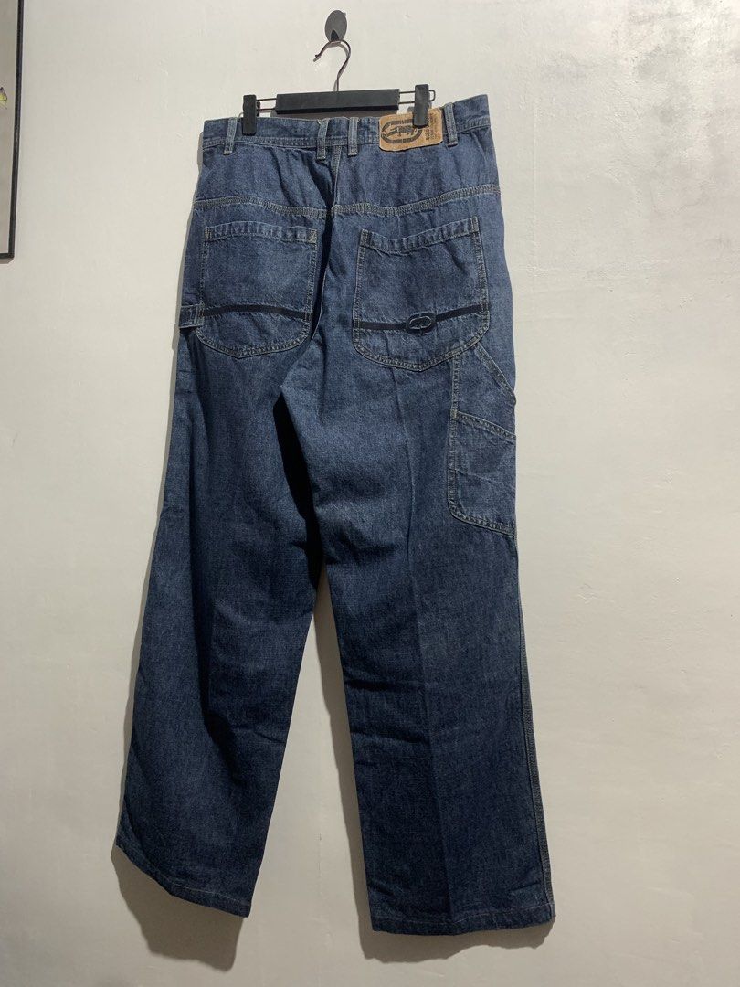 ECKO UNLTD. CARPENTER BAGGY JEANS (Category: Jeans) located in Gumaca. Submitted by getscore.ph (Listing ID 1453763469, Image 2). Description: WTS ❗️ECKO UNLTD. CARPENTER BAGGY JEANS❗️ ✅ Size: 34 on tag ✅ Actual Dimes: Waistline: 34 Length: 45 Open leg: 10 ✅Color Rate: 9.5/10 ✅Condition: Excellent ✅Issue: None Color may due to lightning NEED WASH DM ME TO PURCHASE📥📥 📍Loc. Gumaca,Quezon 📍Courier: JNT EXPRESS.