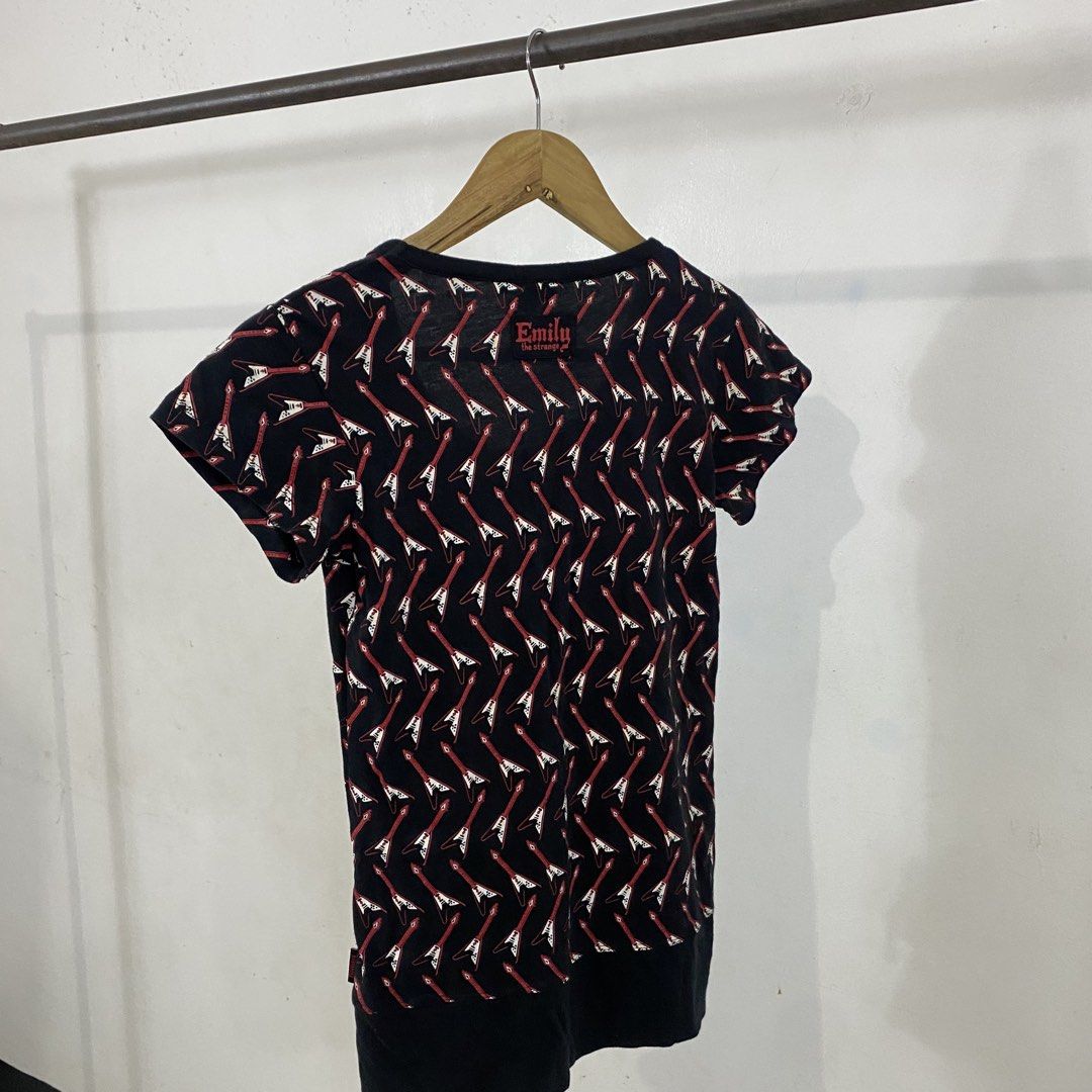 Emily The Strange Guitar Gothic tops (Category: Others Tops) located in Las Pinas. Submitted by declutter_thing69 (Listing ID 1453719548, Image 1). Description: Emily The Strange Guitar Gothic tops No flaw .