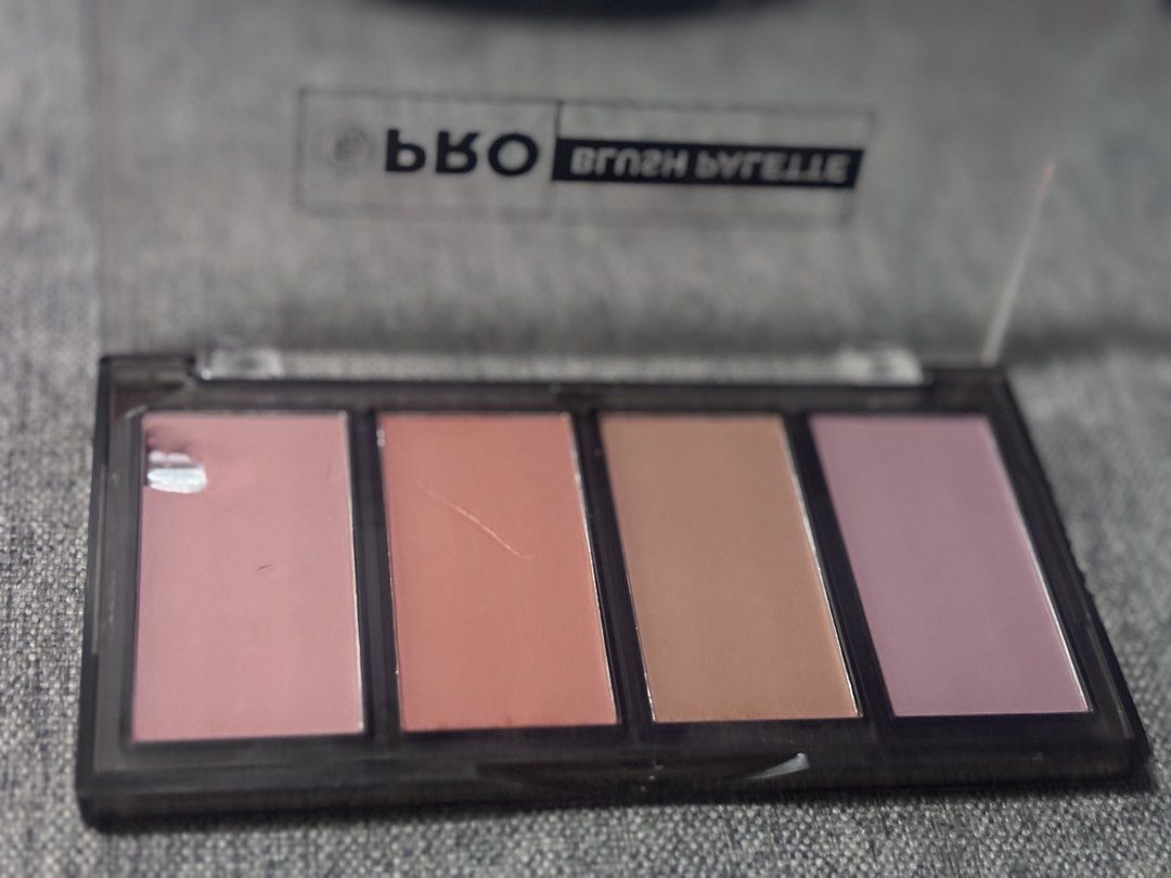 Ever Bilena PRO Blush Palette (Category: Makeup) located in Manila. Submitted by jazzaru (Listing ID 1453809198, Image 2). Description: - BH Cosmetics PRO blush palette - Includes 4 versatile shades - Some shades have minor scratches from previous use - Ideal for adding a pop of color to your cheeks - Compact and travel-friendly size - Sold as is.