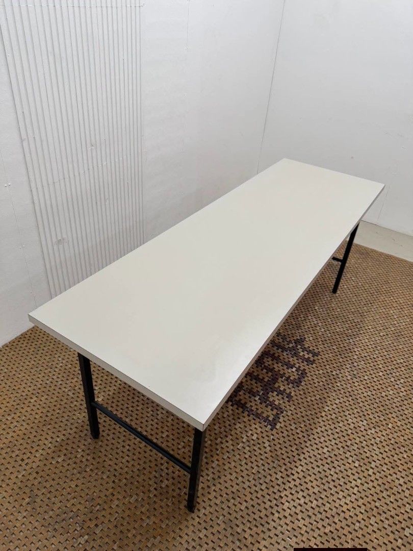 Folding Long Table (Category: Tables & Sets) located in Meycauayan. Submitted by marygracecasimiro (Listing ID 1453663363, Image 2). Description: KOKUYO Folding Long Multipurpose Table Price: 6,500 L71 x W23.5 x H28 In good condition💚.