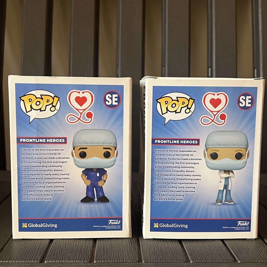 Funko Pop Frontline Heroes SE (Category: Designer & Blind Box Toys) located in Cebu City. Submitted by mariascart (Listing ID 1453633095, Image 3). Description: Sold as set Original Pm for inquiries.