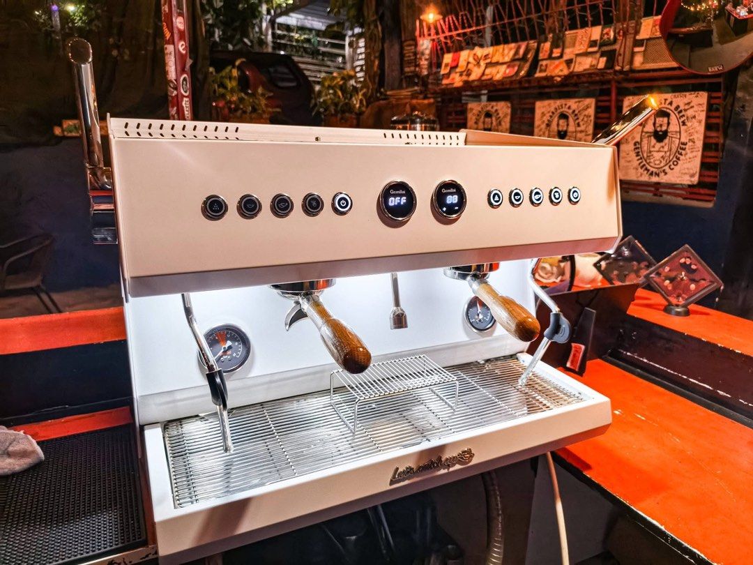 Gemilai Commercial Espresso Machine - Dual Group Head (Category: Coffee Machines & Makers) located in Manila. Submitted by moonlight9230 (Listing ID 1453643837, Image 1). Description: Selling our Almost New Gemilai crm3211c bought at 135k last November 2025 6 months old Well maintained by Tech Services Ph Key Features Triple Boiler System/ Dual GroupHead Simultaneous Operation: Designed for high volume, allowing users to steam milk, brew espresso