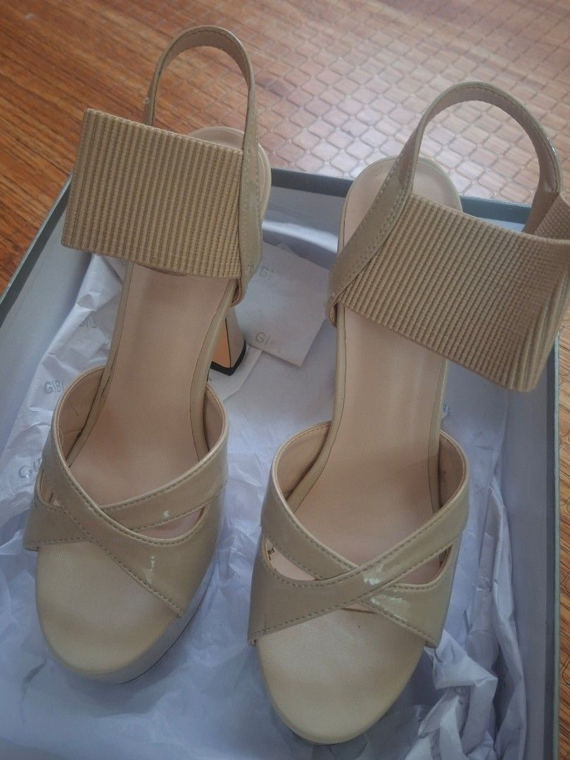 GIBI SERILDA BEIGE PAGEANT HEELS SIZE 38 (Category: Heels) located in Quezon City. Submitted by vikirammann (Listing ID 1453667714, Image 3). Description: GIBI SERILDA BEIGE HEELS SIZE 38 - used once for a pageant - comes with the original box - bought at sm megamall late 2025 📍 nova, qc - onhand and ready to ship - in good condition; good as new + clean - dm for inquiries! .