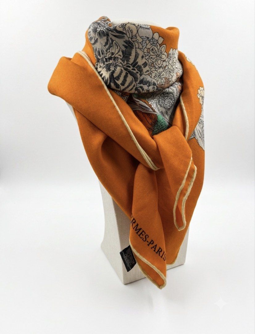 ⚜️Hermes Robe Legere Scarf | Shawl🐎 (Category: Luxury Accessories) located in Makati City. Submitted by 90sangel (Listing ID 1453738731, Image 2). Description: The Statement Scarf: Classic Hermès Robe Legere ~ 🐎 •Item: Hermes Scarf •Size: 136 x 135 cm | As this shawl is hand-rolled, the dimensions indicated may vary. •Condition: Excellent! Giftable *Includes store box and paperbag 2 last stocks available | Japan onhand.