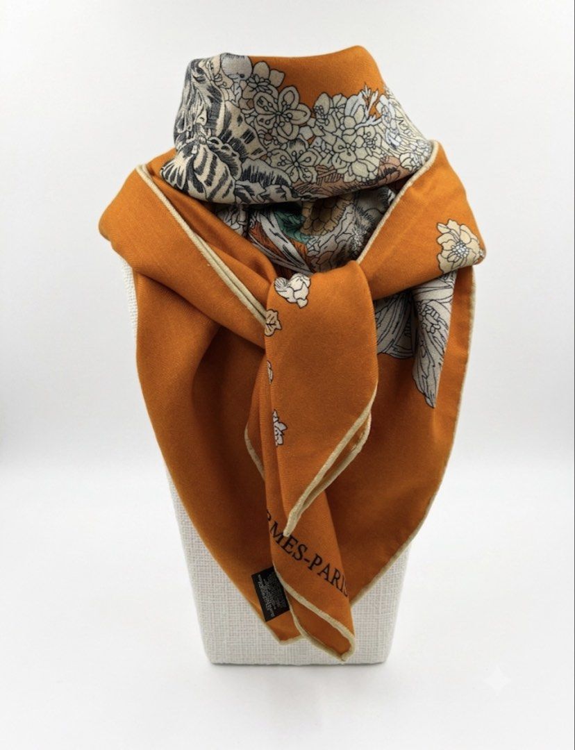 ⚜️Hermes Robe Legere Scarf | Shawl🐎 (Category: Luxury Accessories) located in Makati City. Submitted by 90sangel (Listing ID 1453738731, Image 1). Description: The Statement Scarf: Classic Hermès Robe Legere ~ 🐎 •Item: Hermes Scarf •Size: 136 x 135 cm | As this shawl is hand-rolled, the dimensions indicated may vary. •Condition: Excellent! Giftable *Includes store box and paperbag 2 last stocks available | Japan onhand.