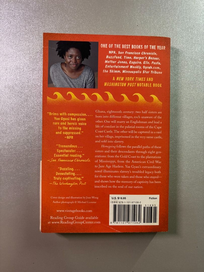 Homegoing by Yaa Gyasi Novel, Hobbies & Toys, Books & Magazines ...