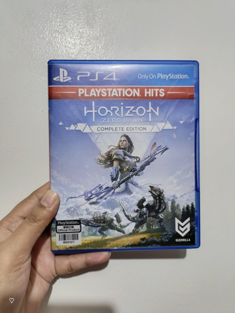Horizon Zero Dawn Complete Edition PS4 PlayStation Hits (Category: PlayStation) located in Rizal. Submitted by curatedbyju (Listing ID 1453762512, Image 1). Description: Horizon Zero Dawn Complete Edition for PS4. Includes the base game and the Frozen Wilds expansion. Also comes with Carja Outfit, Banuk Outfit, Carja Trader Pack, and Banuk Trader Pack. Great open-world adventure. This is the PlayStation Hits version..