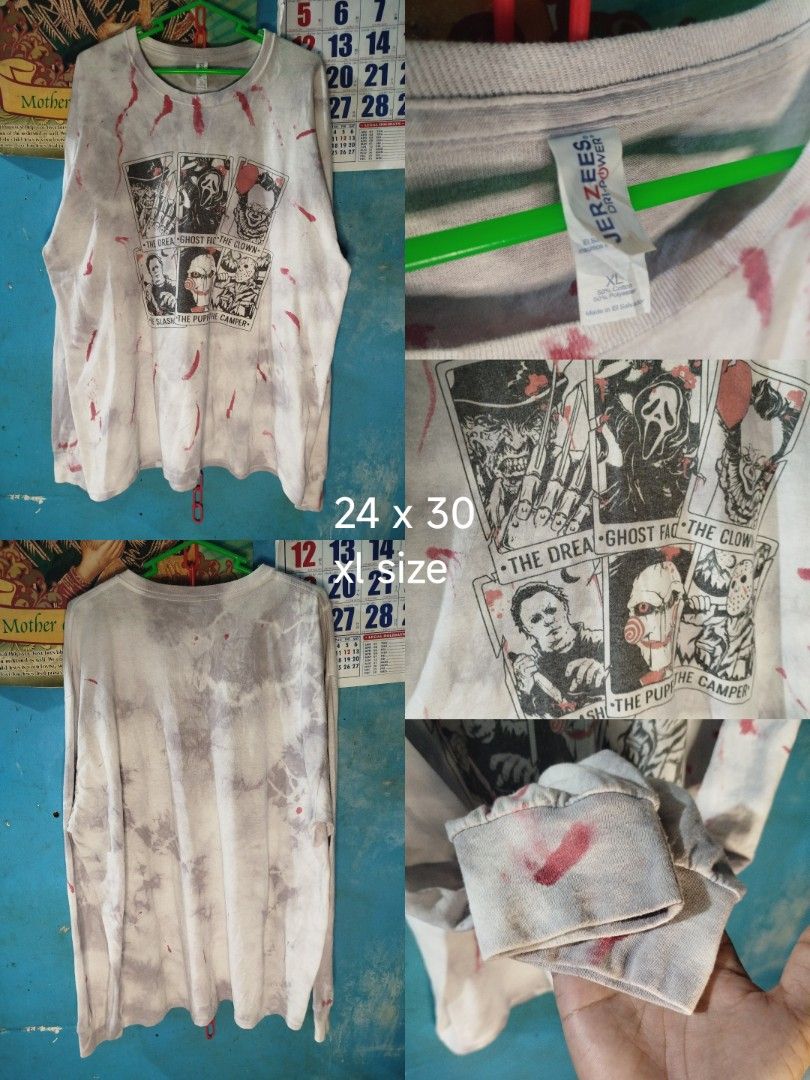 Horror characters longsleeve (Category: Coats, Jackets and Outerwear) located in Angono. Submitted by switch_mode24 (Listing ID 1453785709, Image 1). Description: horror characters longsleeve.