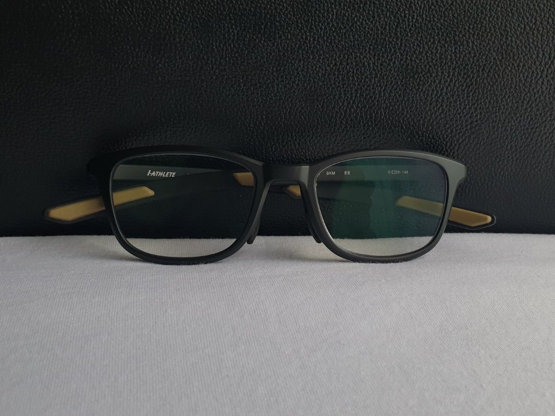 I-Athlete Sports Eyeglass Frame (Category: Sunglasses & Eyewear) located in Quezon City. Submitted by WasalakTwo (Listing ID 1453738829, Image 1). Description: Bought in Japan Good as new 19,800¥ SRP Durable and high quality Excellent condition Lens are graded, but replaceable Open for delivery nationwide Front Width 14cm Front Height 4.1cm.