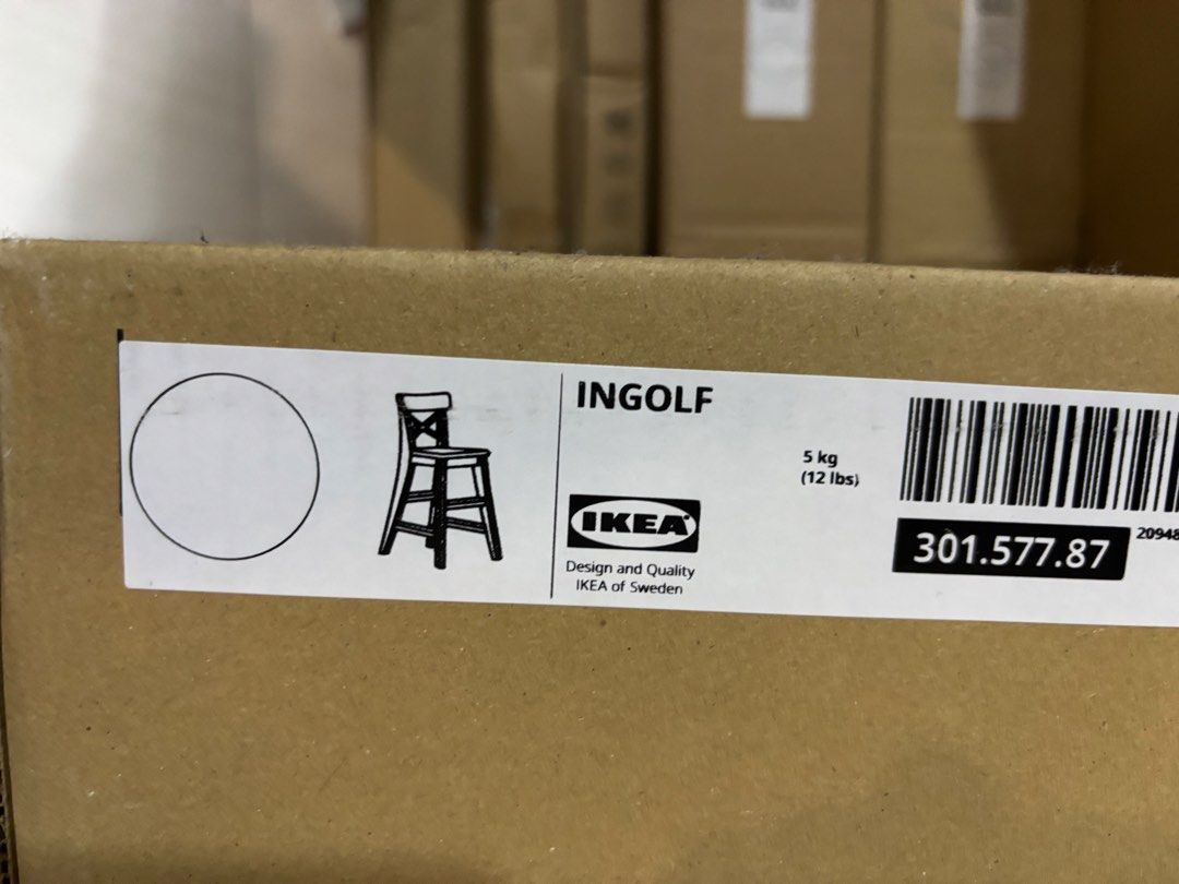 Ingolf junior (Category: Chairs) located in Tampoi. Submitted by norsyafiqa57931 (Listing ID 1453742003, Image 3). Description: Ingolf junior New in box.