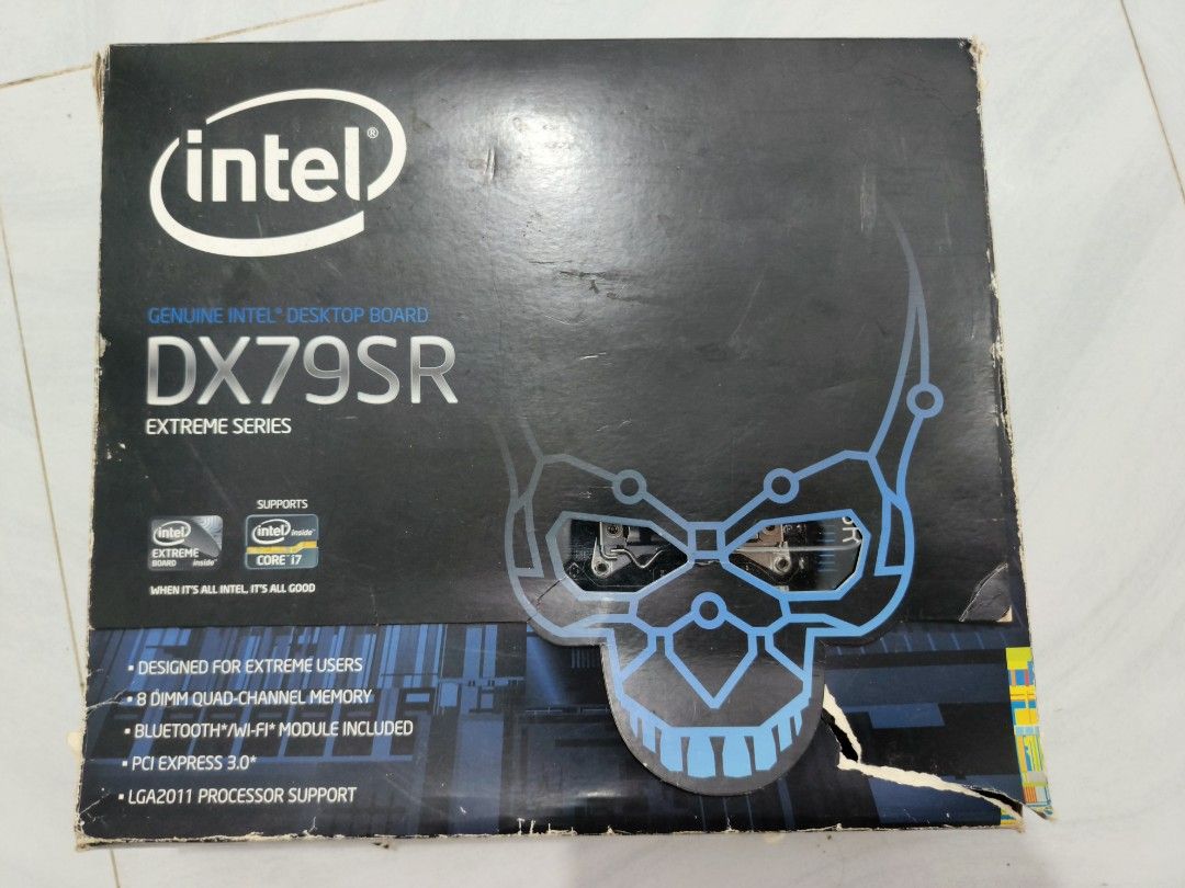 INTEL DX79SR COLLECTIBLE (Category: Computer Parts) located in Caloocan City. Submitted by shawnqt (Listing ID 1453741929, Image 1). Description: 💻 Intel DX79SR Extreme Series 🔹 LGA 2011 / Socket R 🔹 Intel X79 Chipset 🔹 8× DDR3 DIMM slots 🔹 Quad-Channel Memory Support 🔹 PCI Express 3.0 🔹 Supports Intel Core i7 / Xeon LGA2011 CPUs 🔹 Original Intel box included 📦 🔹 Good physical condition 🔹 Rare / collectible Intel Extreme Series motherb