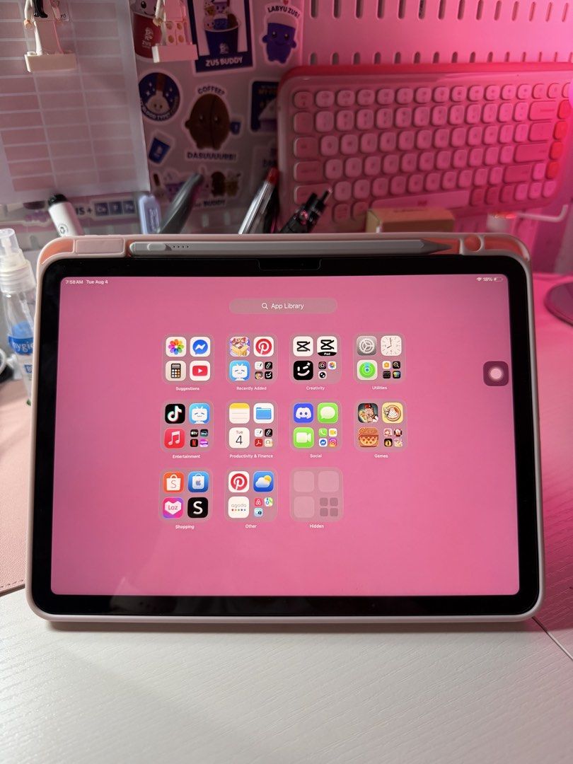 iPad Air M4 11inch - 128GB (Category: iPad) located in San Pedro. Submitted by kcablaza (Listing ID 1453630174, Image 2). Description: iPad Air M4 11inch - 128GB - WIFI Color: Space Gray Bought this June 2026 100% Battery Health Cycle count: 9 SRP: 54,990 Selling this for only 42,000 Free Case Pencil (bought from t!kt0k) Tempered glass installed ***LAST PRICE NA PO**** Meetup Around - Galleria South - SM Muntinlupa - Festival Mall Alabang - SM Sa