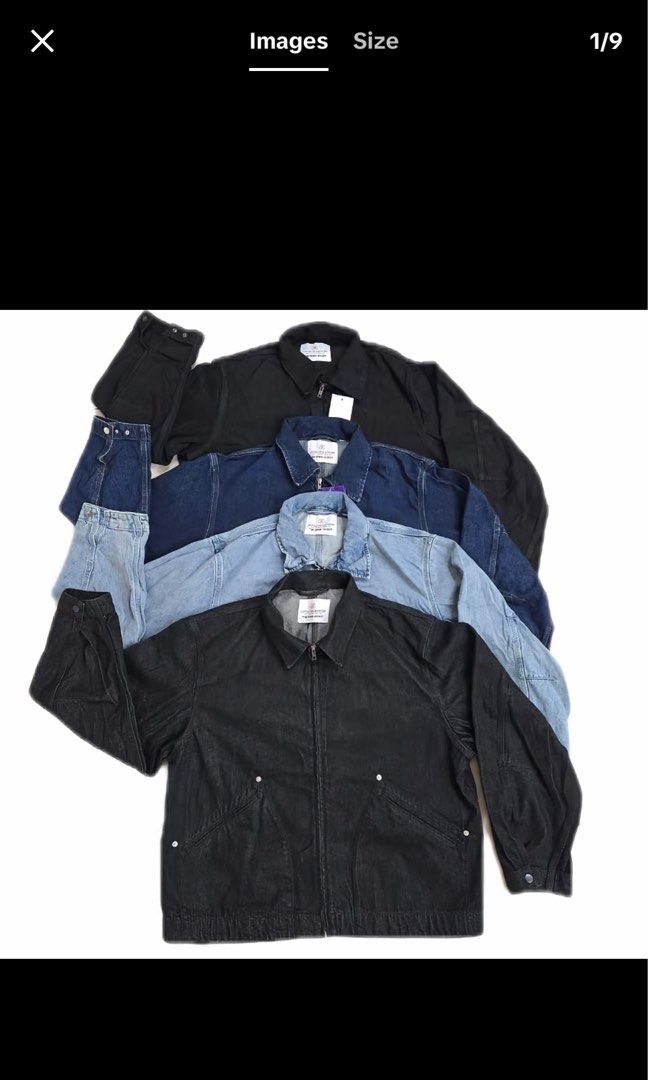 JACKET ZIP (Category: Tops) located in Nusajaya. Submitted by ainiisyahiraa (Listing ID 1453785926, Image 2). Description: BUST - 52inch LENGTH - 26inch.