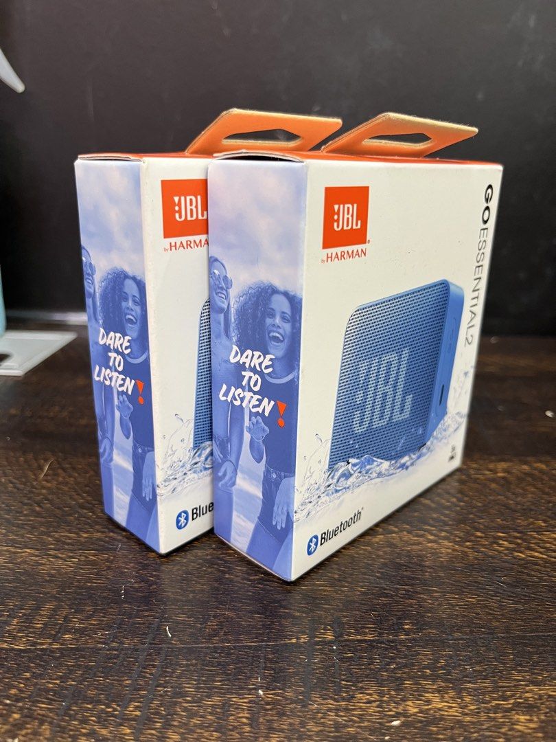 JBL GO Essential 2 Portable Bluetooth Speakers - Blue (Category: Soundbars, Speakers & Amplifiers) located in Mandaluyong City. Submitted by venshope.gadget (Listing ID 1453624281, Image 3). Description: 🎵 Brand New JBL Go Essential 2 Bluetooth Speaker 🎵 Last Price: 1,900 ✅ 100% Brand New Sealed and original 💧 IPX7 Waterproof 🔋 Up to 5 Hours Battery Life 📶 Bluetooth Wireless Connectivity 🎒 Compact, Lightweight & Portable Perfect for travel,