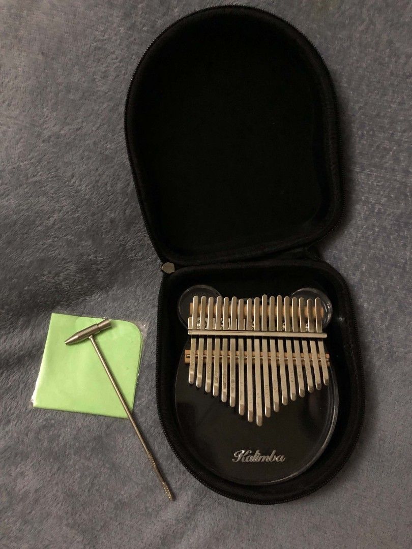 Clear Acrylic Kalimba 17 Keys with Case (Category: Musical Instruments) located in Caloocan City. Submitted by suika_stuffs (Listing ID 1453628285, Image 1). Description: •Comes with protective carrying case, tuning hammer and microfiber cloth •No issues.