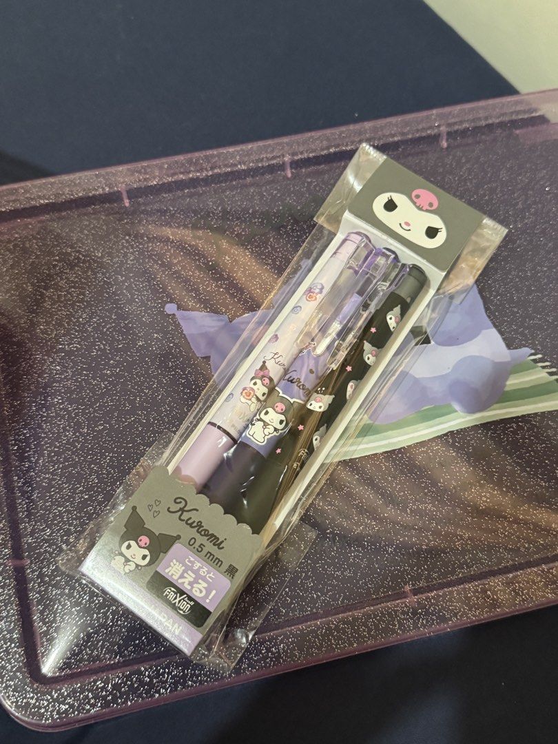 kuromi frixion pen (pilot) 3 pcs (Category: Stationery & School Supplies) located in Bacolor. Submitted by mori01927 (Listing ID 1453679501, Image 1). Description: .