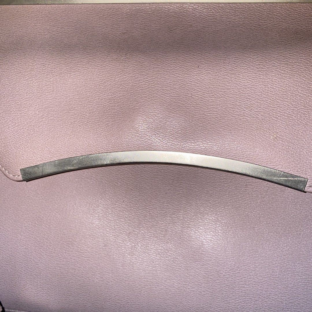 Lanvin Collection Pink Leather Handbag (Category: Luxury Bags & Wallets) located in Caloocan City. Submitted by aquapurp0129 (Listing ID 1453743914, Image 3). Description: - Authentic Lanvin Collection pink leather cross body bag - Secure silver clasp closure - Detachable strap with silver buckle for versatile styling - Interior zippered pocket for essentials - Clean interior lining - Minor scuffs on hardware, consistent with light use.