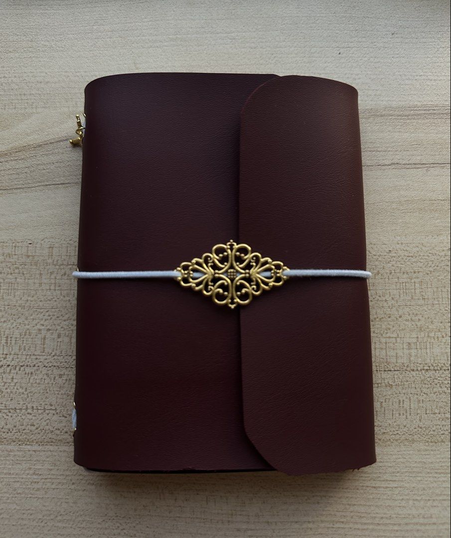 Leather journal (Category: Stationery & School Supplies) located in Pasig City. Submitted by user6134 (Listing ID 1453626707, Image 1). Description: - 2 fillers notebook blank (a6) - loct pasig.