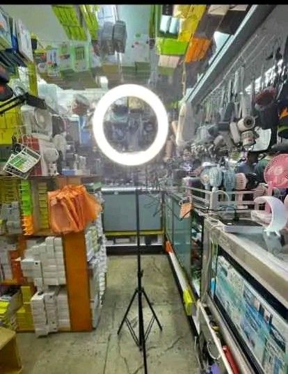 M22 LED Soft Ring Light with Tripod Stand (Category: Lighting & Studio Equipment) located in Manila. Submitted by marvieobordo (Listing ID 1453691814, Image 3). Description: - M22 LED Soft Ring Light - 10-inch size - Includes tripod stand - Bright and adjustable lighting - Ideal for content creation, vlogging, selfies, and more - Light is in good working condition - Original box included.