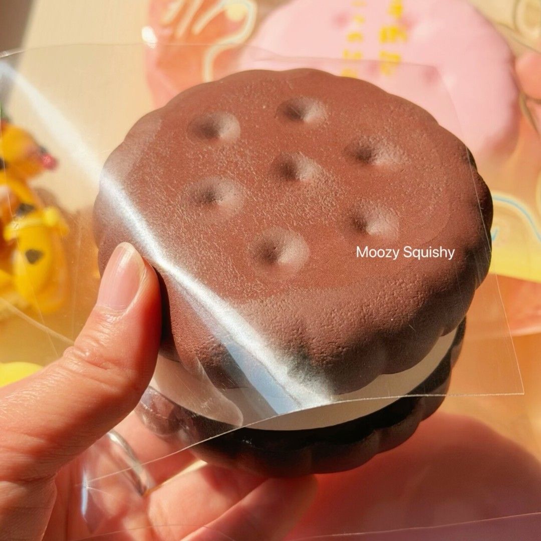 Macaron Squishy (Category: Designer & Blind Box Toys) located in Singapore. Submitted by jizzysquishy (Listing ID 1453748839, Image 4). Description: Slow rishing Macaron Squishy Stackable and can Mix & Match of the colours 1 for $6 4 for $20 ☁️ Super soft & slow-rising 🎁 Perfect for gifts, party favours & collectors 🖐️ Great for stress relief and sensory play 🌈 Pastel colour, smells good - Suitable for ages 3+..