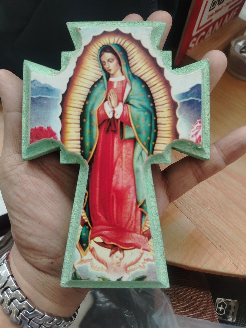 Made in Mexico beautiful cross Guadalupe (Category: Religious Items) located in Manila. Submitted by billionare (Listing ID 1453625039, Image 2). Description: made in Mexico beautiful cross Guadalupe.made in Mexico.