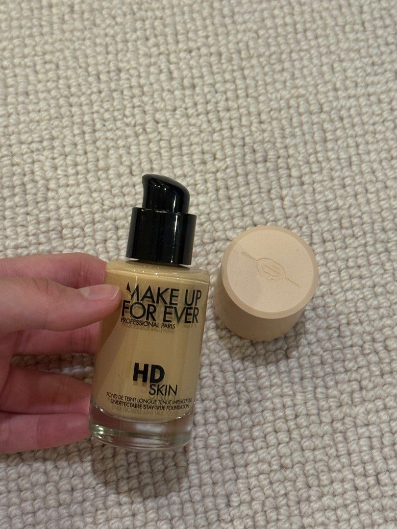Make Up Forever HD Skin Foundation (Category: Makeup) located in Muntinlupa City. Submitted by sabnava (Listing ID 1453783200, Image 1). Description: - Not super fan of foundations so I barely used this, prob 95% of product left - Bought in Sephora US (proof of purchase can be sent to surebuyers upon request).