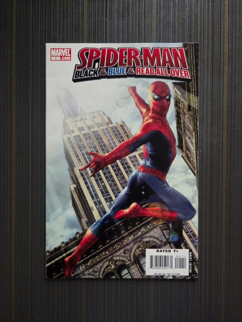Marvel Spider-Man Comics & Graphic Novels (Category: Comics & Manga) located in Quezon City. Submitted by kwentindahan (Listing ID 1453687523, Image 2). Description: SPIDER-MAN COMICS & GRAPHIC NOVELS Individual prices & details below Bundle deal: ₱2000/lot (last price) - The Amazing Spider-Man: Life in the Mad Dog Ward graphic novel, very good condition, softbound, sold at ₱800 online. Our selling price: ₱730 - Spider-Man Black & Blue & Red All 