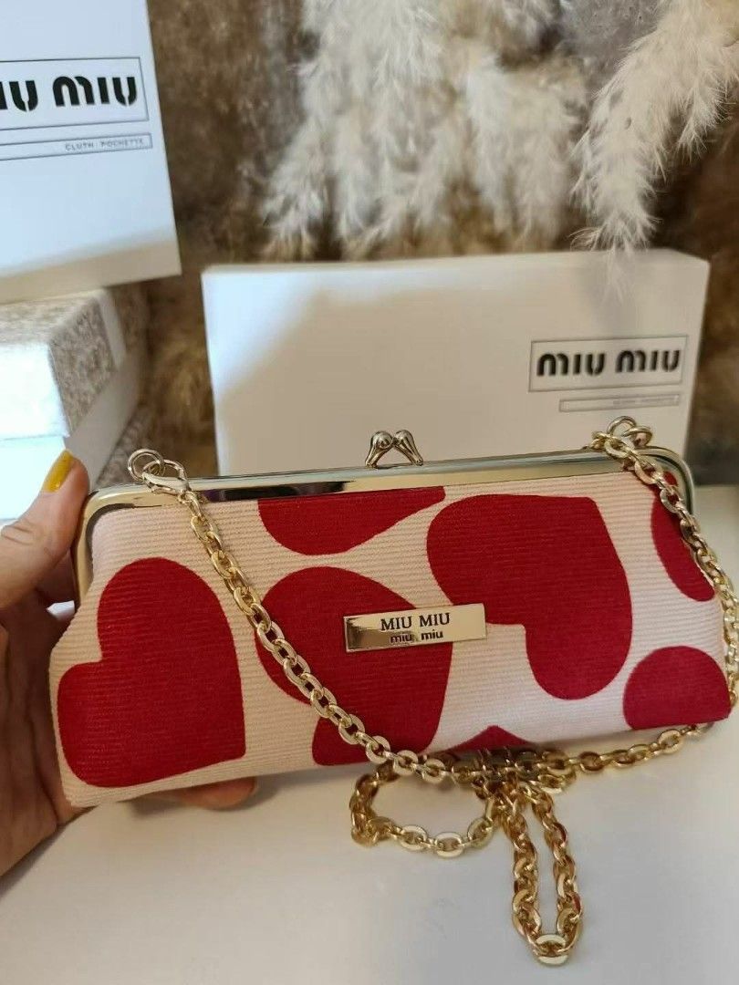 Miu Miu sling bag (Category: Luxury Bags & Wallets) located in Pasig City. Submitted by perfumesrus (Listing ID 1453713273, Image 1). Description: ⚠️ Please Note Before Ordering: This item is a pre-order and ships from overseas. Please allow 1 to 2 weeks for your order to arrive. Thank you for your patience! DISCLAIMER: My page is an independent reseller of authentic products. We are not affiliated, associated, authorized, endorsed by, or in any 