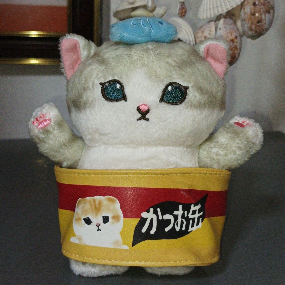 Mofusand in Yellow Tuna Can Container Plush Charm (Category: Plushies & Soft Toys) located in Mapandan. Submitted by xxrdstffsxx (Listing ID 1453689893, Image 1). Description: .