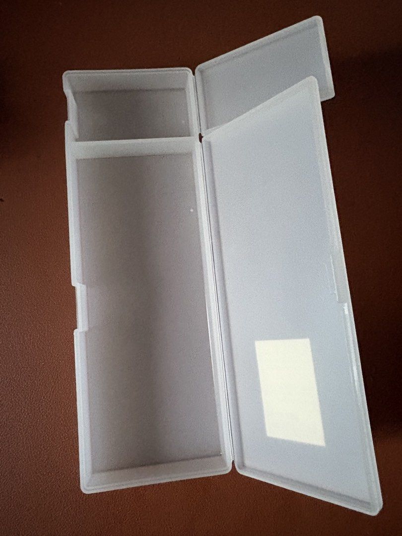 MUJI PP Pen Case 2 Compartments (BRAND NEW) (Category: Stationery & School Supplies) located in Manila. Submitted by daysandpages (Listing ID 1453702532, Image 2). Description: used only once. original price = ₱125 will give freebies. MOP: Gcash (PAYO) MOD: J&T (Buyer will shoulder sf) Location: Novaliches, QC.