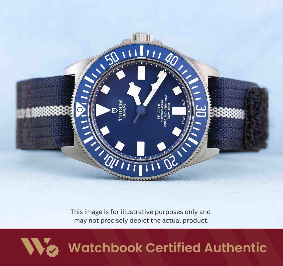 New Tudor Pelagos FXD Fabric 25707B/25 Blue Dial A7415 Jun 2026 (Category: Watches) located in Singapore. Submitted by watchbooksg (Listing ID 1442863132, Image 1). Description: Watchbook Swiss-Standard Certified: Professional Authentication You Can Trust Every watch undergoes systematic 60-point verification by Swiss-trained watchmakers at our in-house Watchbook Service Centre. We verify all checkpoints—movement, dial, case, bracelet, crown, bez