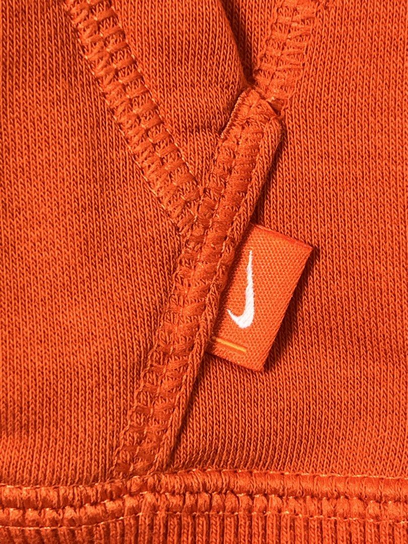 Nike Athletics Orange Hoodie Jacket (Category: Coats, Jackets and Outerwear) located in Apalit. Submitted by jjs_thrift_finds (Listing ID 1453726925, Image 3). Description: Mandaluyong Pick Up Shipping via J&t or lalamove length 25 width 20 size on tag XL.