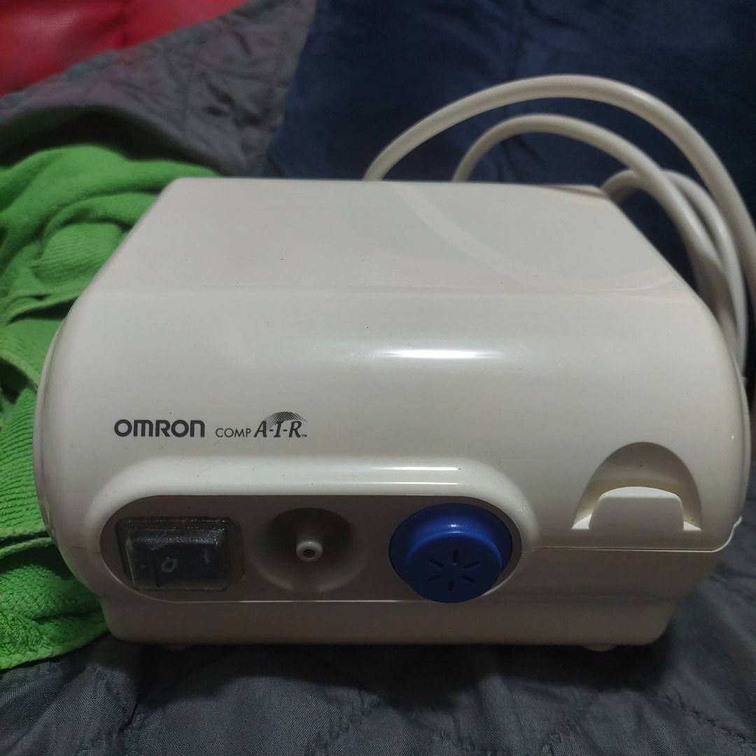 Omron Compressor Nebulizer Model NE-C28 (Category: Medical Supplies & Tools) located in Pasig City. Submitted by calmdragon (Listing ID 1453750235, Image 1). Description: - Omron NE-C28 Compressor Nebulizer - Works with 230V, 60Hz power supply - Perfect for effective respiratory treatments - Easy operation with a single switch and button - Compact and portable design - Tested and confirmed working - Power cord included.
