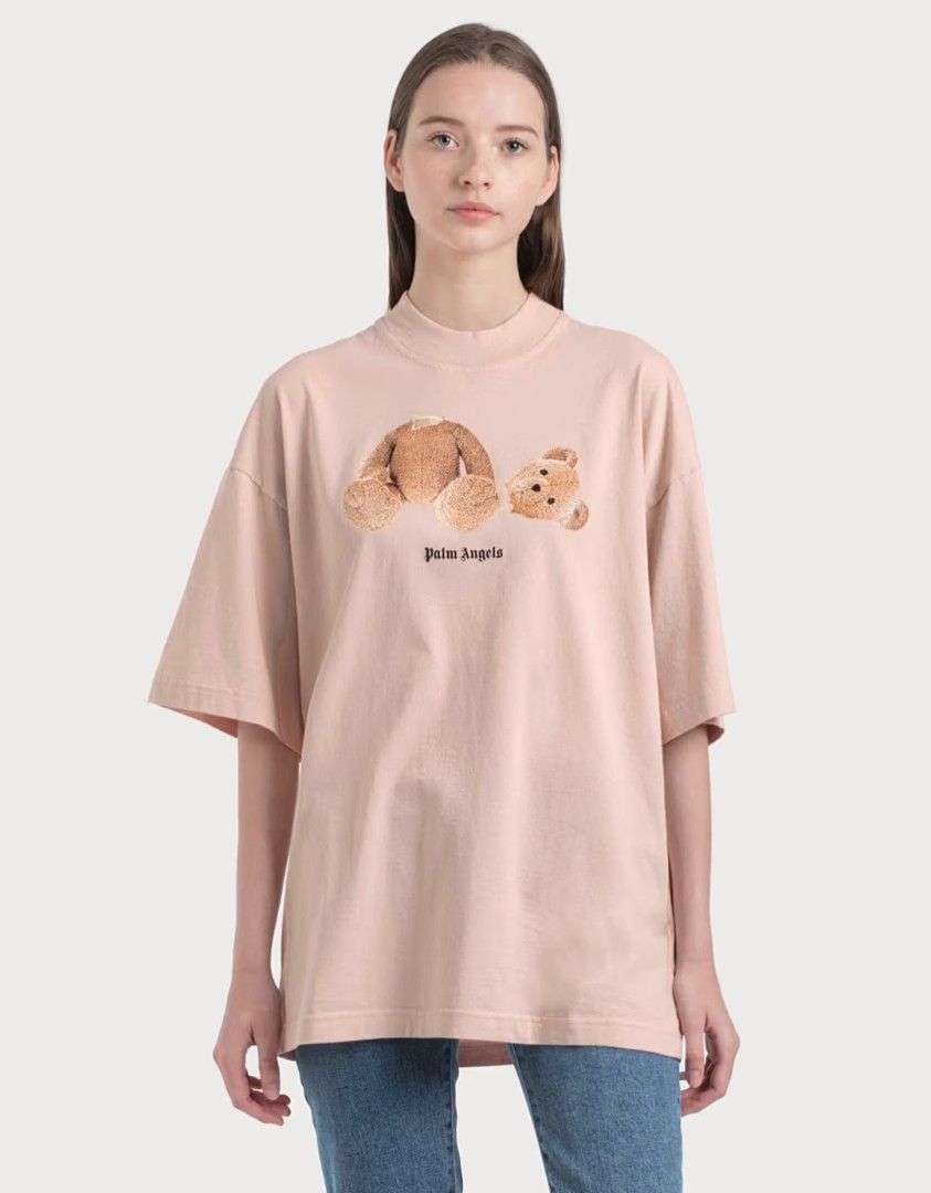 Palm Angels T-Bear Shirt (Category: Luxury Apparel) located in Abucay. Submitted by r.kfinds (Listing ID 1453630802, Image 1). Description: Wts/Fs 📣📣📣 Palm Angels T-Bear Shirt ‼️ Excellent Condition 10/10 Color Rate 21 Width 29 Length No issue Dm to purchase📥 Loc. Bulacan.