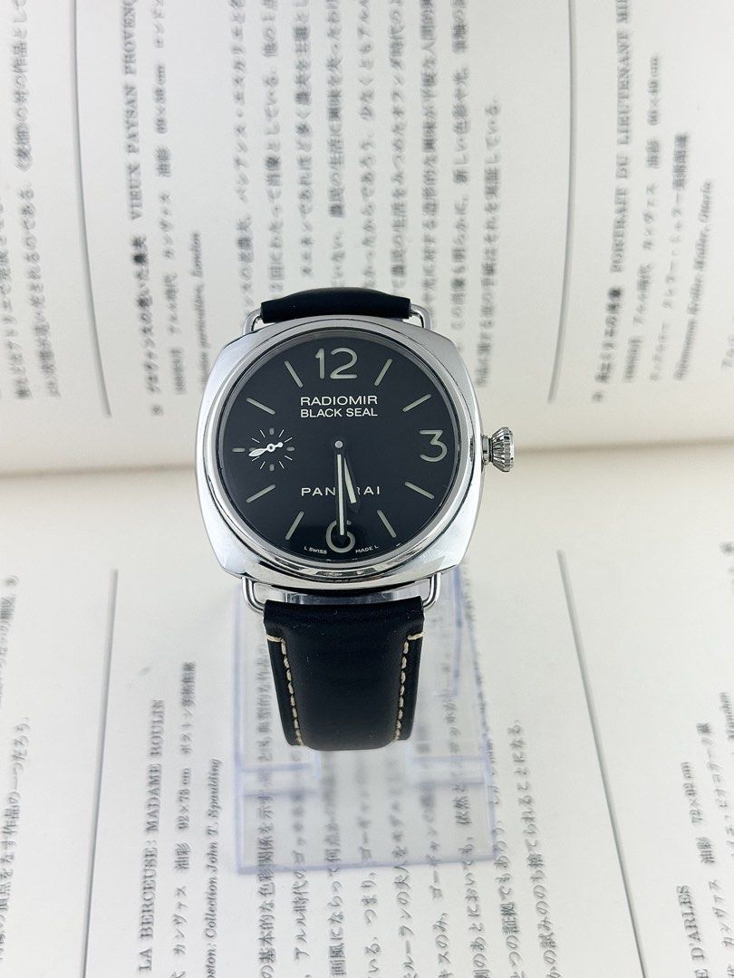 Panerai Radiomir Pam183 (Category: Luxury Watches) located in Manila. Submitted by lugs.to.lugs (Listing ID 1453784700, Image 1). Description: Available for Sale Panerai Radiomir Black Seal Box and Card - PAM183 - Manual Winding Machine - Sandwich Dial - Sub Seconds at 9 o’clock - Sapphire Crystal - Original Strap Used (70%) - 3 Aftermarket Leather Straps - Original Tang Buckle - Tolerable decent hairlines due to normal usage Meetups can be arran