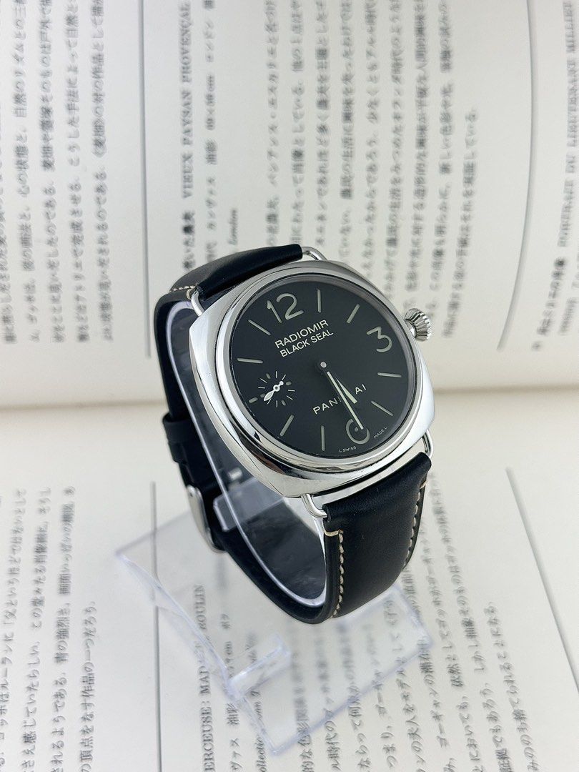 Panerai Radiomir Pam183 (Category: Luxury Watches) located in Manila. Submitted by lugs.to.lugs (Listing ID 1453784700, Image 3). Description: Available for Sale Panerai Radiomir Black Seal Box and Card - PAM183 - Manual Winding Machine - Sandwich Dial - Sub Seconds at 9 o’clock - Sapphire Crystal - Original Strap Used (70%) - 3 Aftermarket Leather Straps - Original Tang Buckle - Tolerable decent hairlines due to normal usage Meetups can be arran