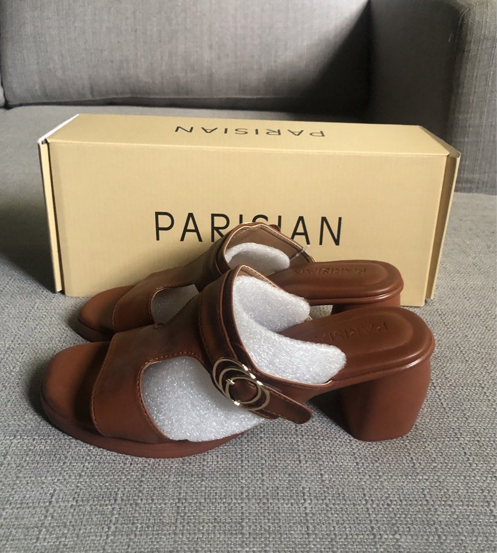 (Repriced) Parisian Giada - Size 7 (Category: Heels) located in Manila. Submitted by dlorne (Listing ID 1453679659, Image 2). Description: Srp: 799 Color: Tan RFS: Impulse buy.