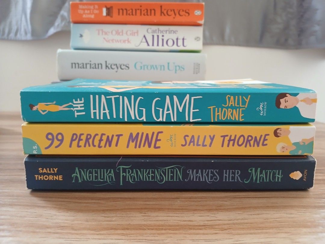 PB | Sally Thorne bundle (Category: Storybooks) located in Puerto Princesa. Submitted by enjeruru (Listing ID 1442444262, Image 1). Description: RFS: Decluttering books to free up bookshelves. DM me for book condition. ✅️The hating game (orginal price ₱1,080) ✅️99% (original prince ✅️Lisa Frankenstein MOP: Gcash / Maribank/ GoTyme -Payment first -Send receipt once done First come, first serve ❌️NO JOY MINER ❌️NO CANCELATIONS ❌️NO BOGUS BUYER ❌️NO