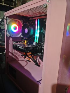 Ryzen 5 KEYTECH White ATX PC Case with RGB Fans, Computers & Tech ...